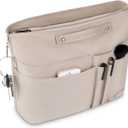 HyFanStr Purse Organizer Insert for Handbags,Tote Bag Organizer Insert Zipper Bag for Women, Handbag Organizer Inside Liner with 15 Pockets (XL, Beige)