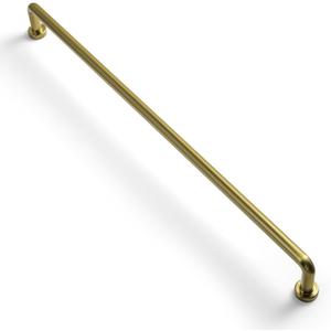 Goo-Ki 6 Pack 12 5/8" Center to Center Brushed Gold Modern Cabinet Pulls Solid Contemporary Home Improvement Hardware Drawer Pulls Zinc Alloy Kitchen Handles