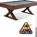 EastPoint Sports Dunhill Billiard Tables Bar-Size Pool Table  Perfect for Family Game Room, Adult Rrec Room, Basements, Man cave, or Garage