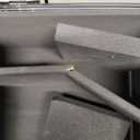 OEODAJ Top Loader Storage Box, Trading Card Case for Sports Cards, Fits 3" x 4" 35PT Rigid Card Holder with 18 Colorful Dividers and 6 Foam Stoppers, Holds 600+ Top Loaders, Cards Case Holder