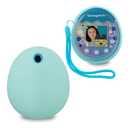 LeoTube Silicone Shell Cover and Lanyard for Tamagotchi Pix Interactive Pet Machine with Camera, Compatible New Tamagotchi Pix Electronic Pet Accessory (Blue)