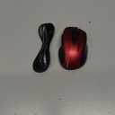 TECKNET Wireless Mouse (BT5.0/3.0 & 2.4G) Rechargeable 4800 DPI Silent USB A & Bluetooth Mouse 6 Buttons, Wide Compatibility - Red