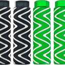 4 Pack Aluminum Alloy Bike Pegs Foot Pedals Backseats Stands Fit 3/8 inch Axles (Black and Green)