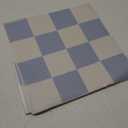 Nuanchu 20 Pcs Blue White Checkered Peel and Stick Floor Tile 12 Inch Checkerboard Self Adhesive Floor Tiles Easy to Install Checkered Waterproof DIY Flooring for Kitchen Bedrooms Bathrooms