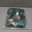 ANGELGGH Family Matching Christmas Onesie Pajamas, Vacation Cute Printed One Piece Pajamas, Xmas Hooded Holiday Sleepwear (Medium, Green Plaid Santa)