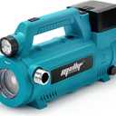 Mellif Cordless Transfer Pump Compatible with Makita 18V Battery (Tool Only), Portable Self-priming, Electric Utility Water Pump for Garden, Hot Tub, Tank, Pool, Ponds, Aquariums (Blue)