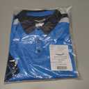 LULY YANG DSP Men's Active Polo - Short Sleeve (Blue, XXL)