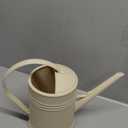 Watering Can for Indoor Plants, Flower Watering Can, Plastic Water Can for Plants with Sprinkler Head 68 oz, 1/2 Gallons (Ivory)