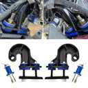 M134708R & M134708L Lower Hood Pivot Kit and Engine Hood Hinge Pivot Bolt Bushing Mounting Bolt Kit Accessory fit for Peterbilt 377 378 379 Replace 13-04154 13-04164 (Left & Right Side Hood Pivot)