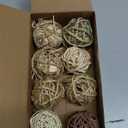 Bunny Chew Grass Balls, Rolling Chew Toys for Small Animals, Improving Dental Health, Natural Chew Grass Toys for Rabbits, Guinea Pigs, Chinchillas, Hamsters, Mice (16 Pcs)