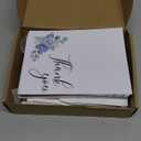 Marspark 100 Sets Funeral Thank You Sympathy Cards with Envelopes and Message Inside Memorial Card Bereavement Cards with Stickers for Funeral Loved Ones Celebration of Life (Floral)