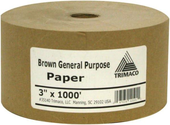 Trimaco 12101 Easy Masking Paper, 3 in. x 1000 ft