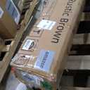 GarveeHome Shoe Cabinet with 3 Flip Drawers, Wooden Shoe Organizer with Adjustable Shelf, Shoe Storage for Entryway, Hidden Shoe Cabinet for Hallway, Living Room, Rustic Brown