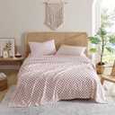 Indigo Ink - King Size Sheet Set, 4-Piece Boho Medallion Patterned Bedding, Soft & Wrinkle Resistant (Panther Collection, Spice)