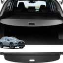 Powerty Cargo Cover for 2019-2024 2025 Toyota RAV4 Accessories Trunk Cover Retractable Trunk Shielding Shade Cargo Luggage Cover No Gap