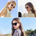 Square Polarized Womens Sunglasses Trendy - Fashion UV400 Protection Eyewear for Women shades