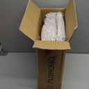 MUXHOMO 7 Pieces King Comforter Set, Soft Bed in a Bag King Size, All Season Bedding Set with Comforter, Flat Sheet, Fitted Sheet, Pillowcases & Shams, Beige