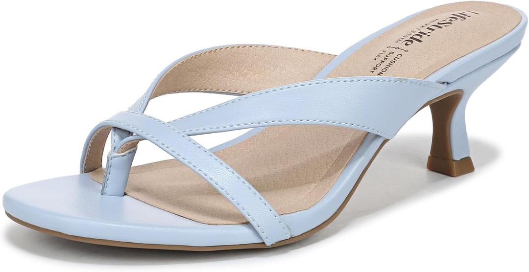 LifeStride womens Navine, 8 Wide, Ice Blue