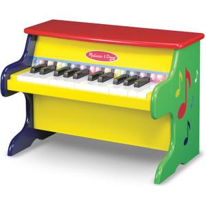 Melissa & Doug Learn-to-Play Piano with 25 Keys and Color-Coded Songbook Toy Piano Kids, Toddler Toys for Ages 3+, H: 18.5 X W: 13 X D: 11.5