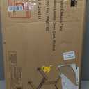 Seville Classics WEB162 Mobile Laptop Computer Desk Cart Height-Adjustable from 20.5" to 33", Slim, Walnut (Flat (24") (NEW MODEL))