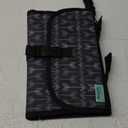 Kopi Baby Portable Diaper Changing Pad - Baby Diaper Changer Travel Bag with Wipes Pocket, Smart Design Portable Changing Mat, Infant Travel Station Kit, Gift for Newborn Girl & Boy - Black Arrows (Premium)