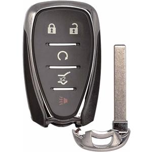MechanMagic Key Fob Replacement Compatible with Chevrolet Equinox 2018-2021, Plastic Material, SUV, 5 Button, 315MHz, Part Numbers 13584498 13529650, FCC ID HYQ4AA