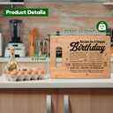 4 x Birthday Gifts for Women Men,Best Friend Birthday Gifts for Her Him,Year Old Birthday Gifts for Women Friendship,Birthday Gift Ideas for Dad Mom Sister Girls,Happy Birthday Decorations Cutting Board