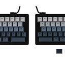 EPOMAKER Split70 Wireless Ergonomic Keyboard with QMK/VIA and Knob, Mechanical Gaming Keyboard with RGB, Hot-Swap, Creamy Linear Switch, PBT Keycap, Mac Modifier, Gasket, 70% Split Layout (Black)