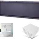Uni-Green Large Rectangle Shower Niche 14" x 50"(Inside 12" x 48") with Mosaic MESH - Shower Niche Insert Tile Ready for Shower Wall Shelf - for Shampoo & Toiletry Storage Flush Mount Installation