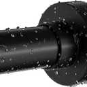 Black Shower Curtain Rod 34-82 Inches(2.8-6.8ft) Never Rust Adjustable Shower Rod Spring Tension Non Slip No Drilling Shower Rods for Bathroom Garland Window
