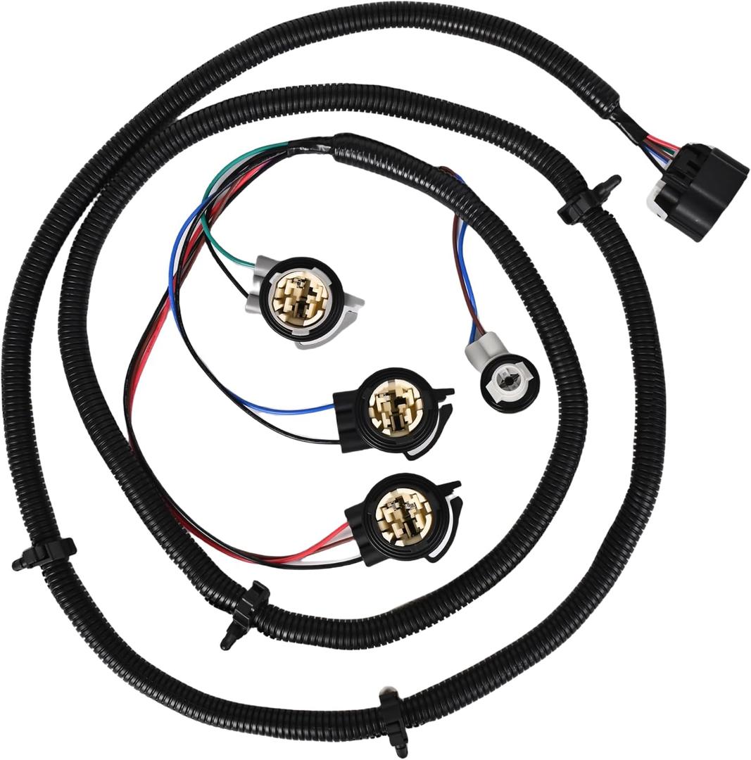 Tail Light Wiring Harness 16531402 Compatible with 2003-2007 Chevy Silverado 1500/2500/3500 Passenger Side Tail Lamp Wire Socket Taillight Wiring Harness Kit Rear Right Harness Asm Tail Lamp Wiring