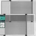 Paramondo Expandable Window Screen, Horizontal (15" H x 21.6" - 40" W, 2 Pack) Adjustable Window Screens, Replacement Window Screens for House Windows