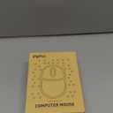 INPHIC Wireless Mouse Rechargeable, Upgraded Visible Battery, 2400 DPI, Silent Ergonomic Computer Wireless Mouse for Laptop, Mac, PC etc.