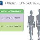 FitRight Stretch Ultra Adult Briefs, Incontinence Diapers with Tabs, Heavy Absorbency, Large/XL/2XL, 51 to 70", 20 Count