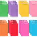 Hooqict 24 Pack Small Pocket Notebook Mini Notebooks Bulk Small Spiral Notepads with 8 Colors, Memo Note Pads for Kids, Work, Office, School, 3.9 x 2.4 Inches