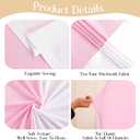 Pink White Arch Backdrop Cover Set of 2 Arch Covers 7.2 and 6ft Wedding Arch Cover Stretchy Backdrop Bridal Baby Shower Birthday Party Arches Stand Covers Spandex