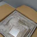 Geelin 8 Pack Acrylic Buffet Risers - 3 to 10 Inch Decorative Cube Boxes, Display Stands with Hollow Bottoms for Food Jewelry Table Display Supplies(Gold,Flat)