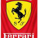 Kasflag Racing Flag Banner Vertical (3x5 Feet, Heavy Duty, Durable 150D Polyester) Brass Grommets Banner For Outdoor Room Man Cave/Garage