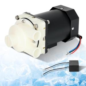S-0731 Ice Machine Water Pump Motor for Hoshizaki, Assembly with Cable & Plug Replacement for KM Series KM-1300M KM-1600M 120V 60W Service Kit