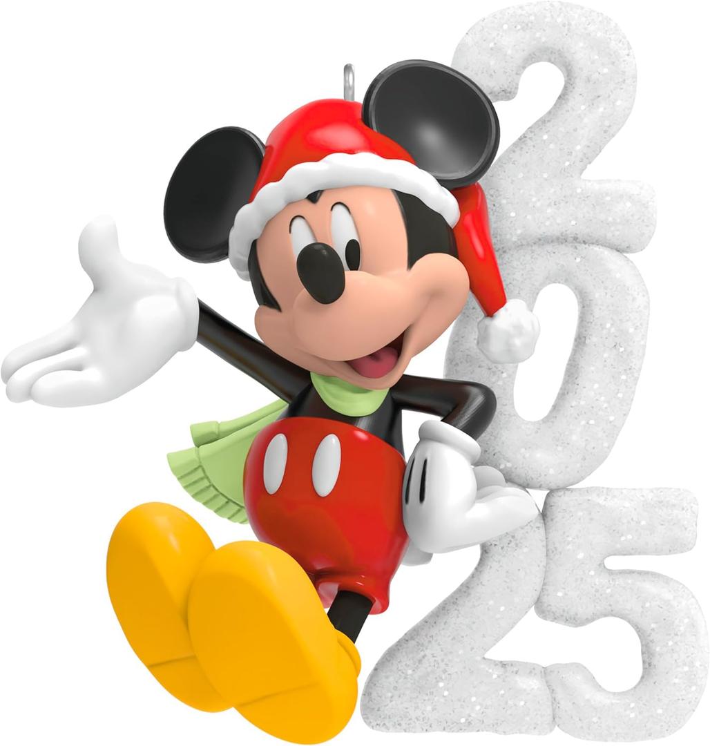 Hallmark Keepsake Christmas Ornament 2025, Disney Mickey Mouse A Year of Disney Magic
