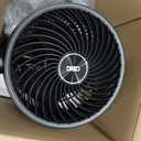 DREO Fan for Bedroom, 12 Inches, 70ft Powerful Airflow, 25db Quiet Table Air Circulator Fans for Whole Room, 120 Adjustable Tilt, 3 Speeds, Desktop Fan for Home, Office, Kitchen, Small Oversize