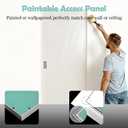 23.6''31.5" Aluminum Drywall Access Panel Flush Mount Paintable Wall Inspection Door for Plumbing Electricity HVAC, Recessed Attic Service Hidden Hatch for Home Garage Office (Green,60x80cm)