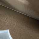 Mooliwe Scalloped Felt Bulletin Cork Board Foldable Beige 96 * 48 Inch