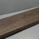 Mud Pie Footed Wood Stand, Brown, 7 1/2" x 32"