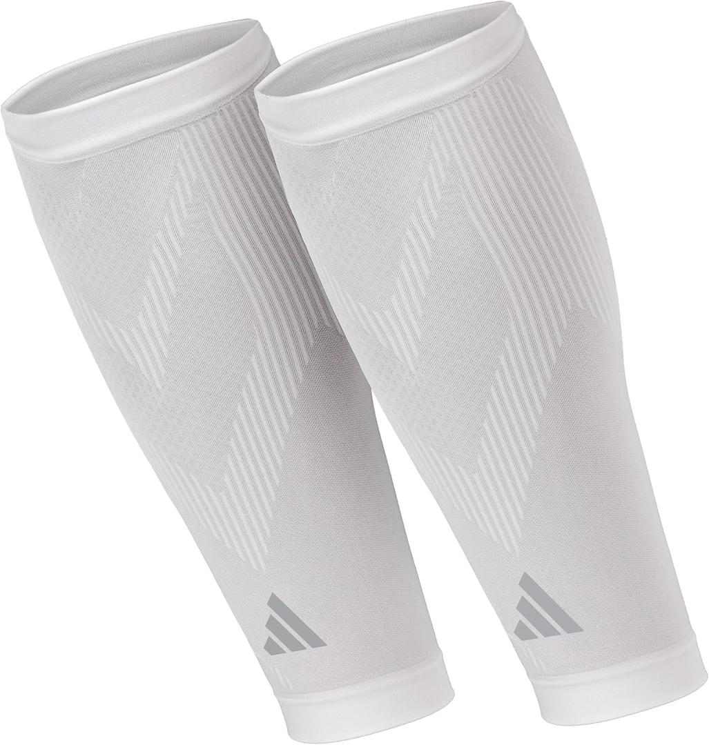 adidas Aeroready Compression Calf Sleeves, Lightweight, Moisture-Wicking Calf Compression Sleeves