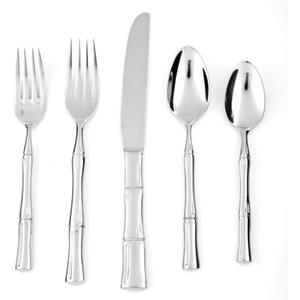 FORTESSA Royal Pacific 18/10 Stainless Steel Flatware, 20 Piece Place Setting With Table Knife, Forks and Spoons (Service For 4), Dishwasher Safe, Polished