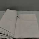 PONY DANCE Cream Blackout Curtains, Thermal Insulated Short Drapes for Small Basement Bathroom Window, Back Tab & Rod Pocket Solid Black Out Curtains for Bedroom, 42 W x 45 L, Ivory/Cream, 2 Panels