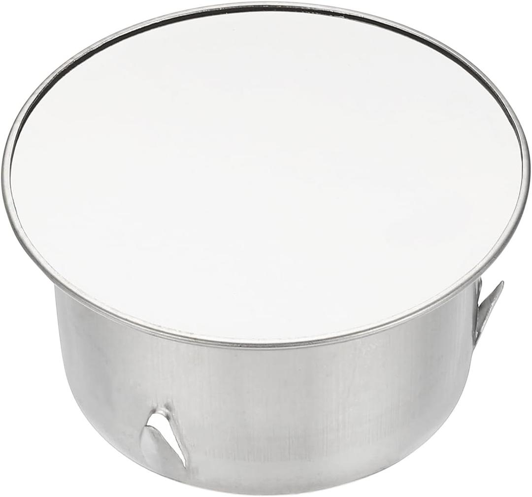 PATIKIL Chimney Hole Cap, 75mm(3 Inch) Tightness Adjustable Round Stainless Steel Flue Hole Cover Stove Pipe Cap Pipe Cover for Kitchen Balcony Sewer, Silver Tone