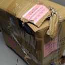 Baby High Chair, High Chairs for Babies and Toddlers, Convertible Folding High Chair with Removable Tray 5 Point Harness Footrest Detachable PU Cushion, Portable Highchair for Baby Toddlers (Black)