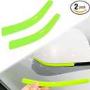 YJMOTOR Fit Ttesl Model 3 Side Mirror Trim Strip Compatible with Model 3 2017-2023 2024 2025 Highland protect Side Mirror Trim Cover ABS Exterior Accessories(Light Green)